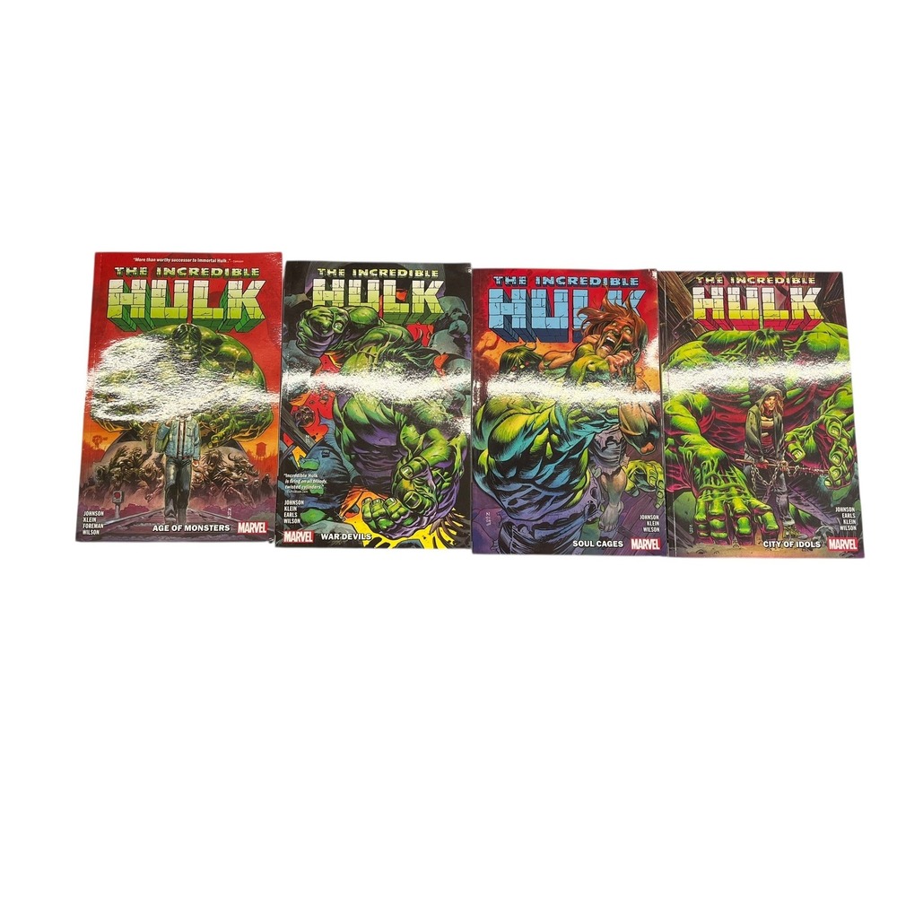 The Incredible Hulk Vol. 1-4 Marvel Graphic Novels